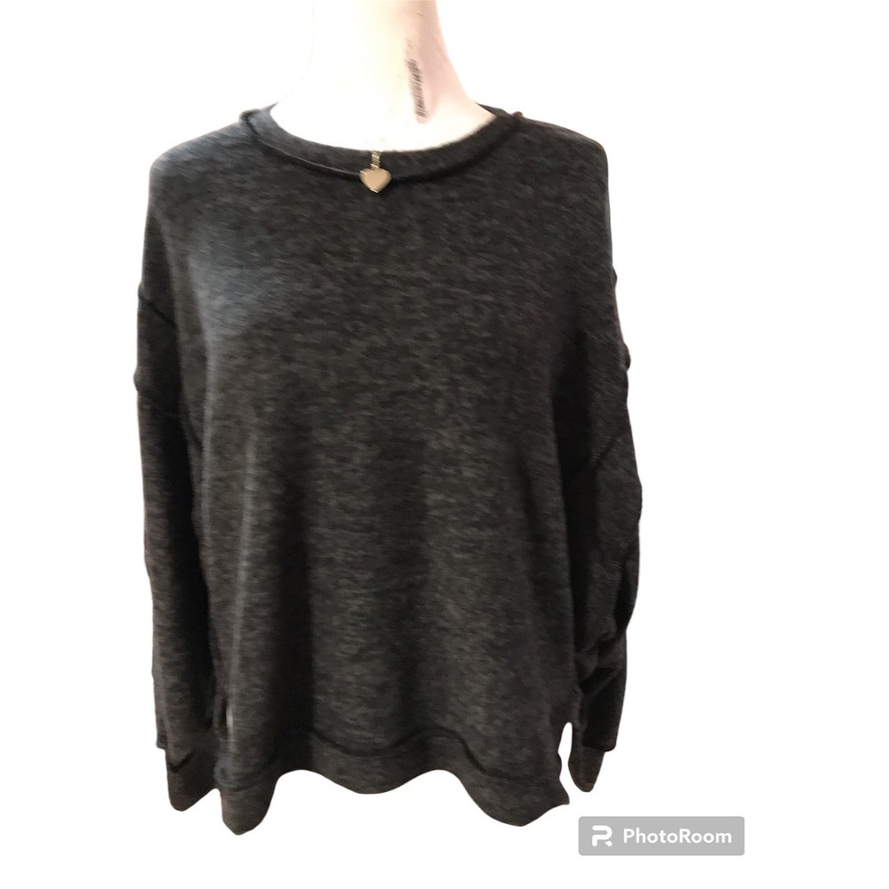 Zenana Large Lightweight Gray Pullover Sweater‎